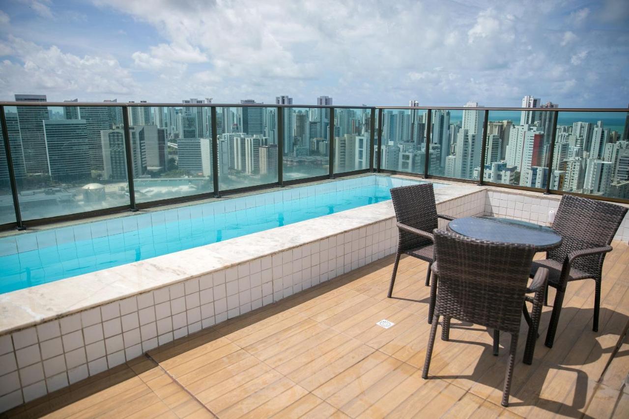 Flat Localizado A 200M Shopping Recife, Bem Perto Da Praia De Boa Viagem E Com Wi-Fi 400Mbps Esterno foto