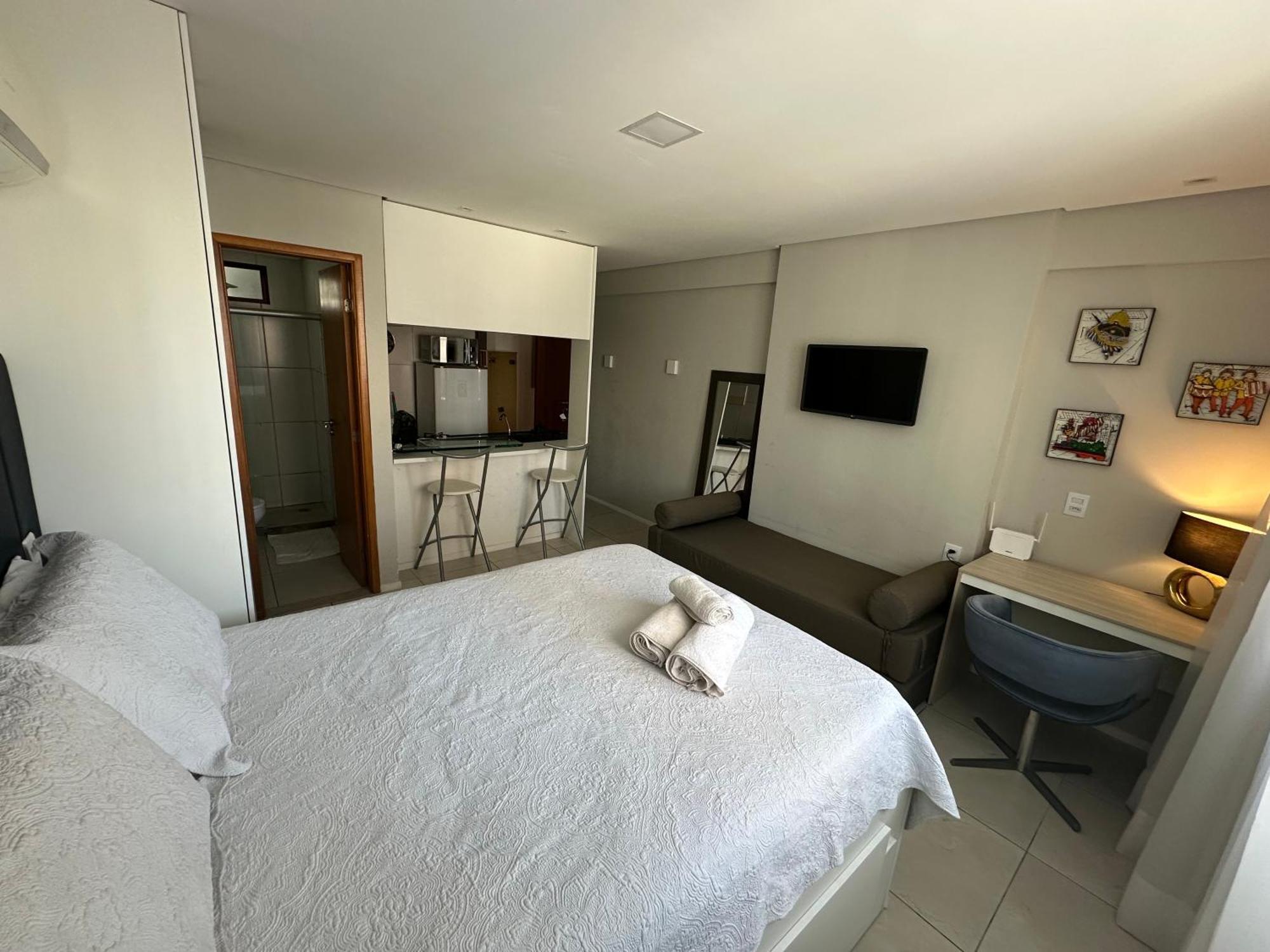 Flat Localizado A 200M Shopping Recife, Bem Perto Da Praia De Boa Viagem E Com Wi-Fi 400Mbps Esterno foto